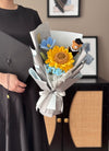 Sunny Scholar Graduation Crochet Bouquet