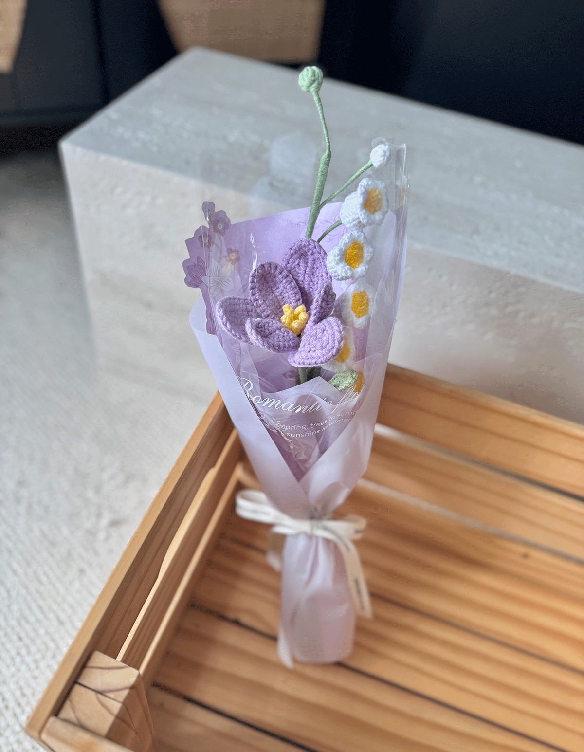 Mini Crochet Flower Duo – Sweet Pair
