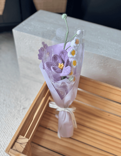 Mini Crochet Flower Duo – Sweet Pair