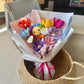 Rainbow Smile Crochet Bouquet