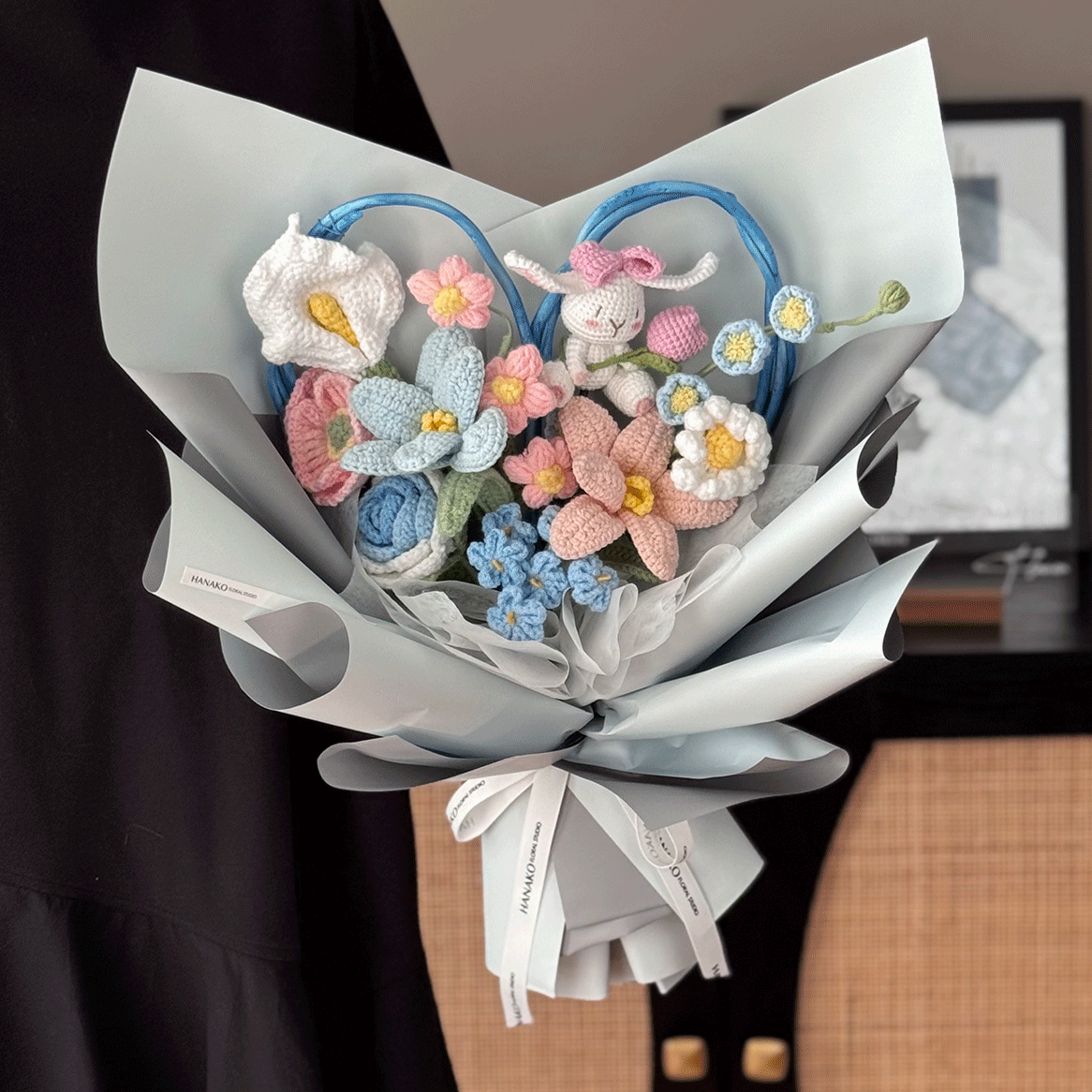 Bunny Love Crochet Bouquet