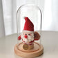 Adorable Mini Crochet Christmas Doll with Cloche