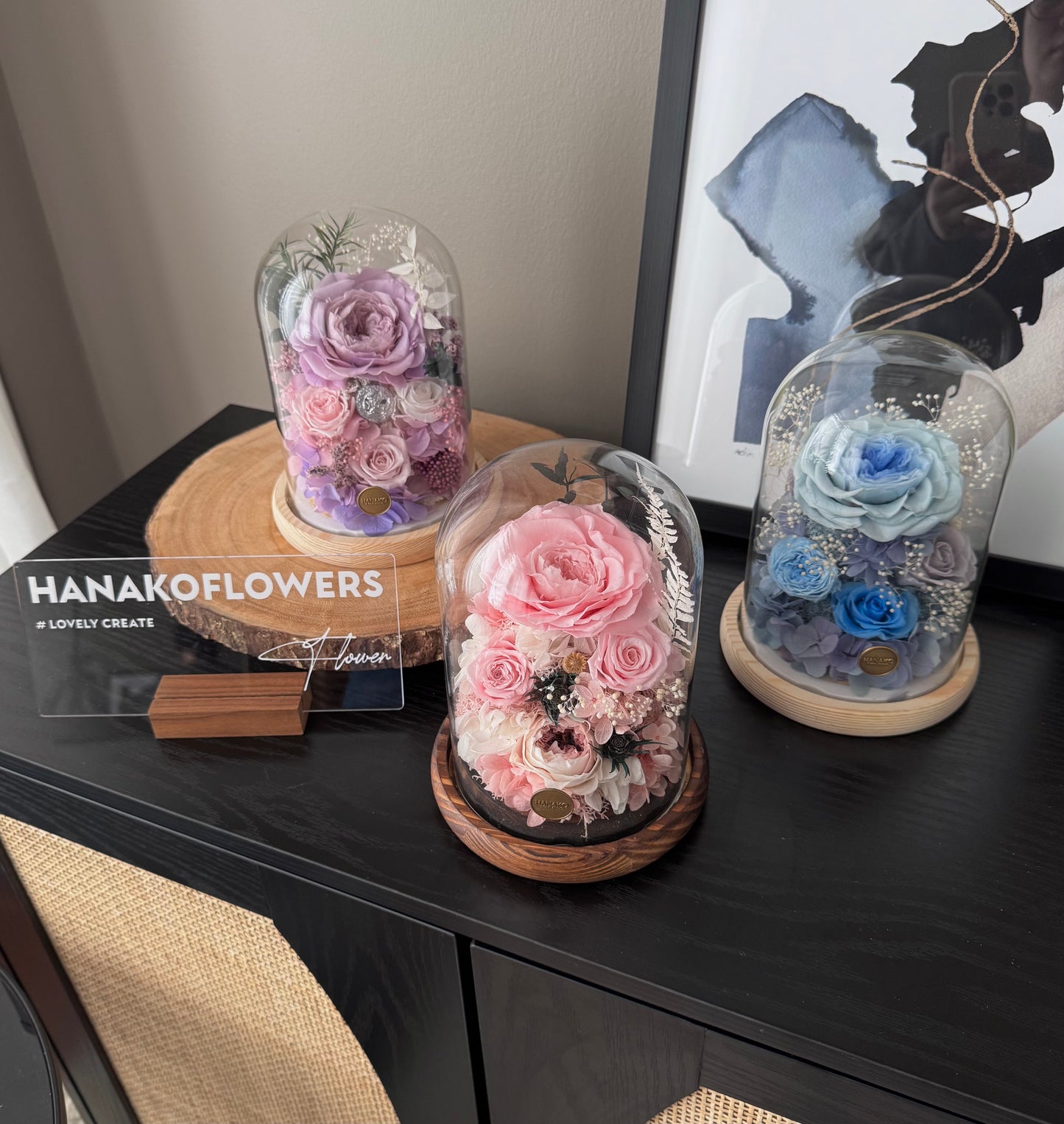 CLASSIC PRESERVED FLOWER CLOCHE