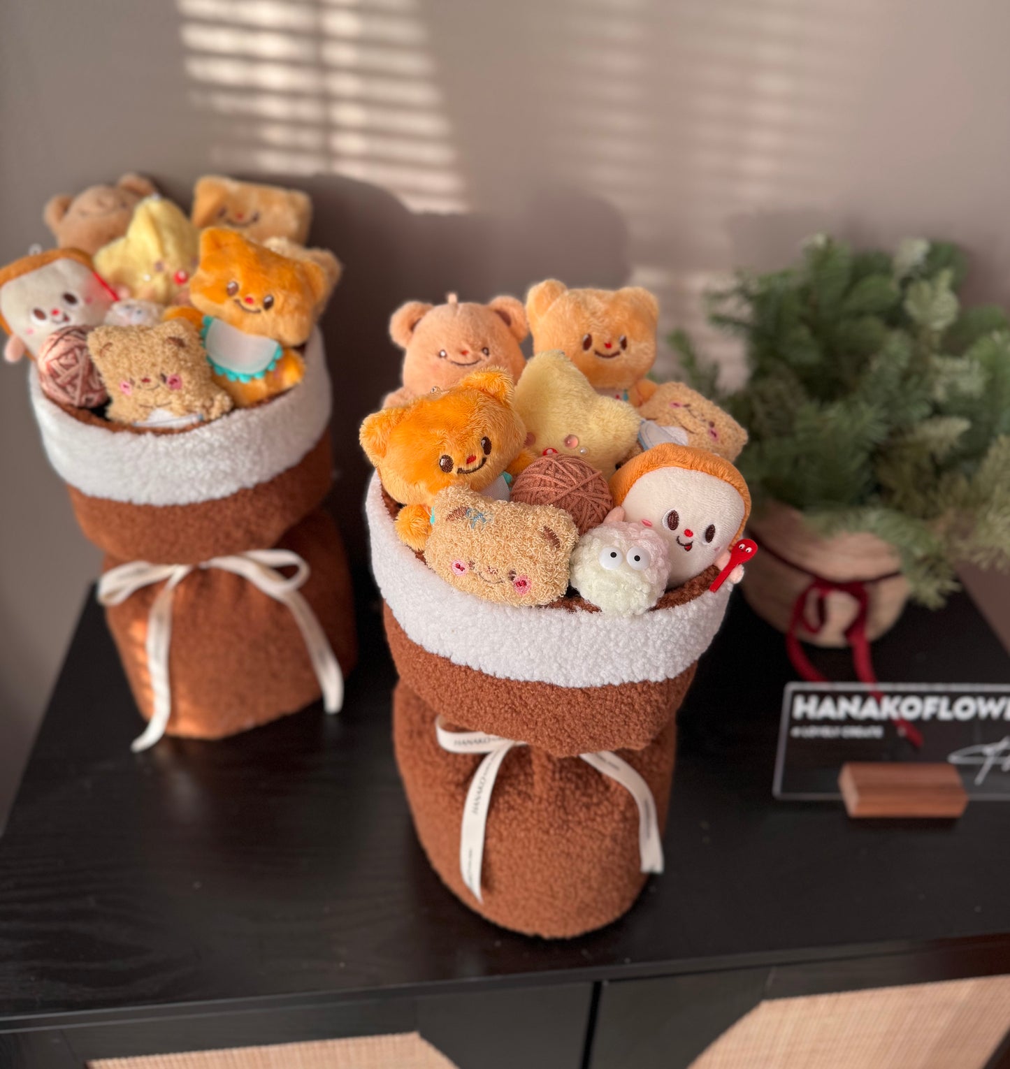 Butter Bear Plush Bouquet