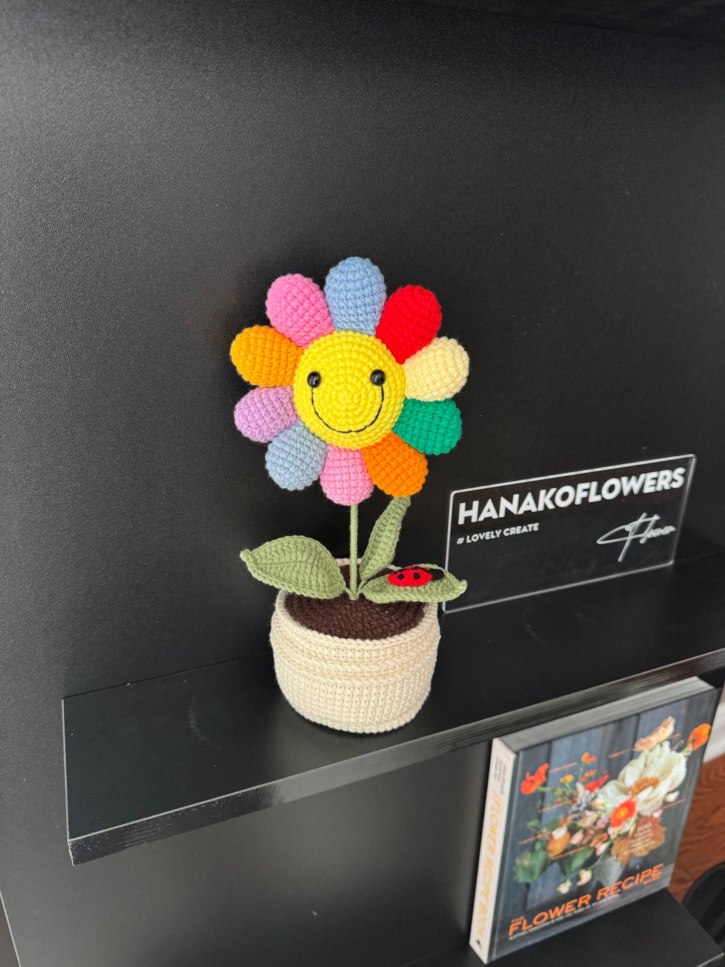 Crochet Potted Plant-Sunflowers