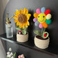 Crochet Potted Plant-Sunflowers