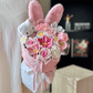 Fluffy Bunny Ear Crochet Bouquet