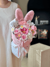 Fluffy Bunny Ear Crochet Bouquet
