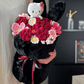 Fluffy Bunny Ear Crochet Bouquet